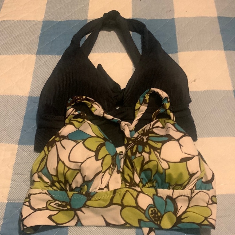 Robin piccone and Becca bikini top bundle size medium new without tag samples